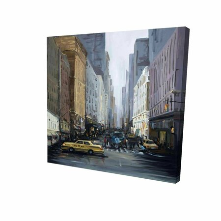 FONDO 12 x 12 in. In The City-Print on Canvas FO2788064